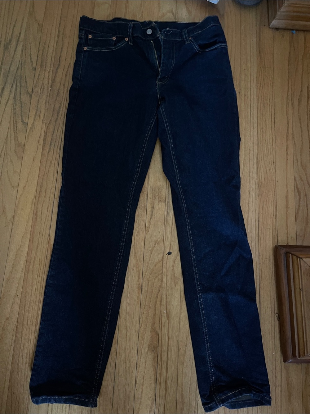 Slim Straight Men's Jeans in Dark Indigo